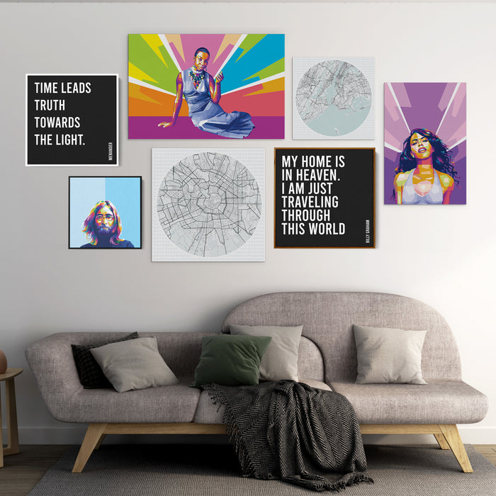 Framed vs Unframed Canvas - Choose Your Art