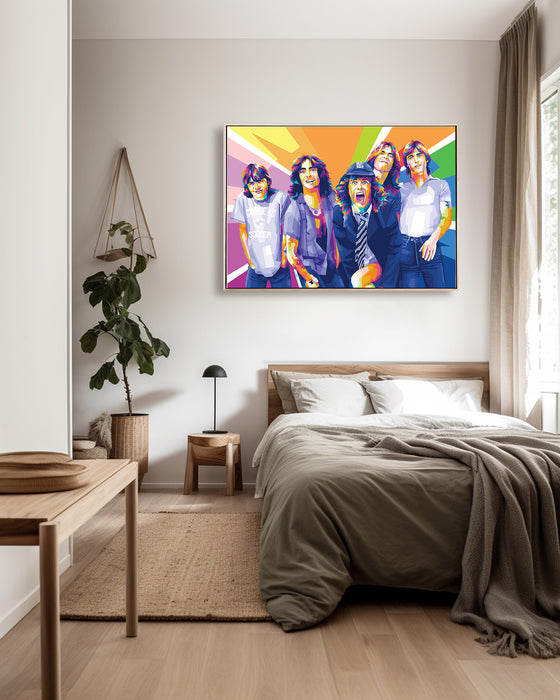 ACDC - Rock Band - Canvas Print