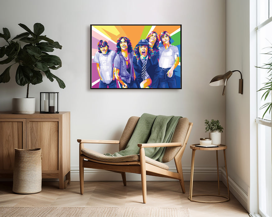 ACDC - Rock Band - Canvas Print