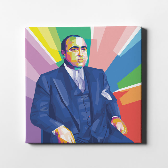 Al Capone - Portrait - Canvas Print