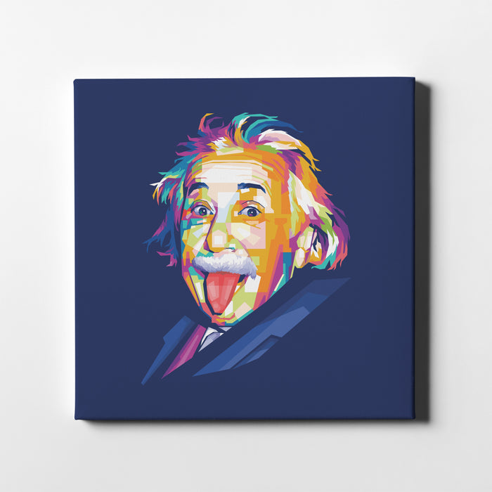 Albert Einstein Portrait - Canvas Poster