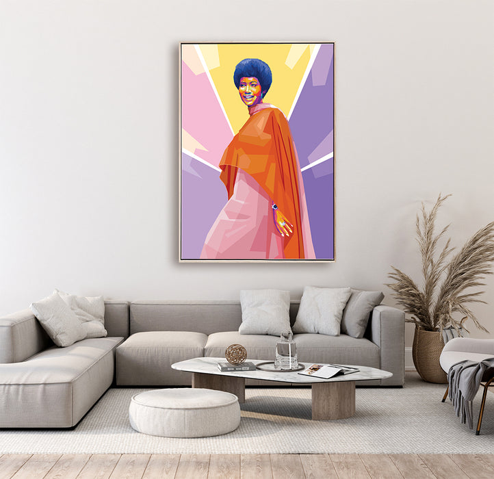 Aretha Franklin - Respect - Canvas Print