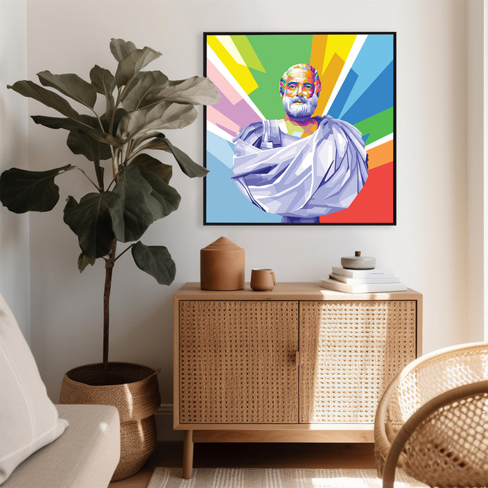 Aristotle - Live Statue - Canvas Art Print