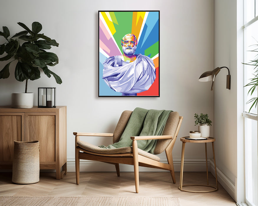 Aristotle - Live Statue - Canvas Art Print