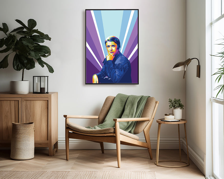 Ayn Rand - Atlas Shrugged - Canvas Print