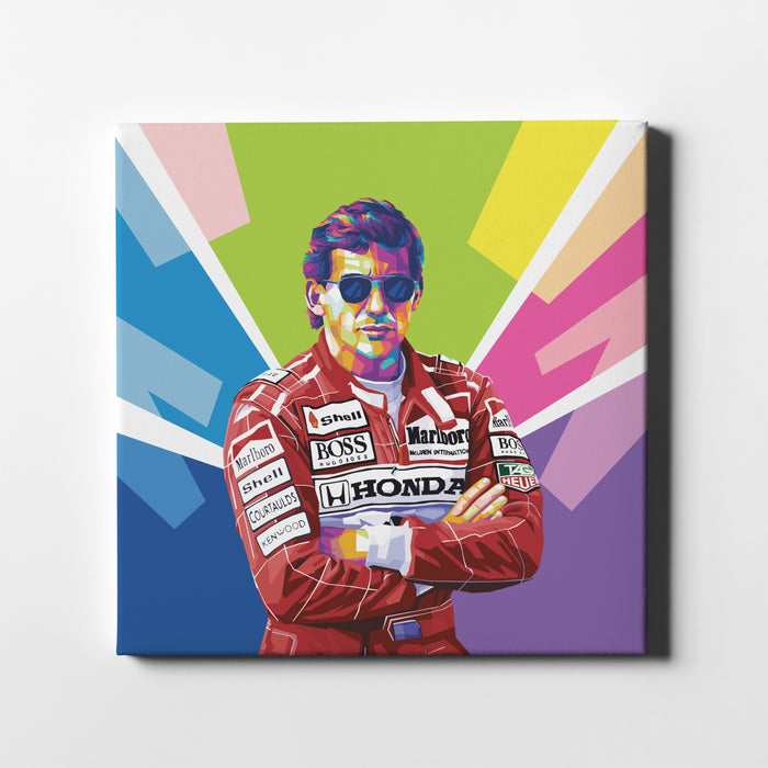 Ayrton Senna - Driver - Canvas Art Print