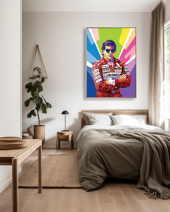 Ayrton Senna - Driver - Canvas Art Print