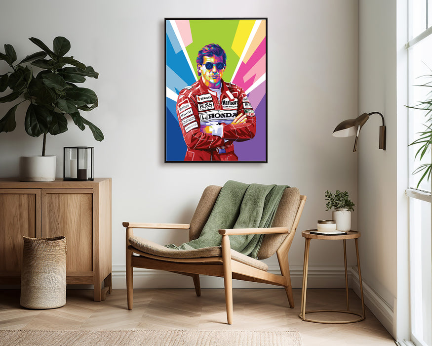 Ayrton Senna - Driver - Canvas Art Print