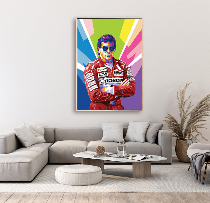 Ayrton Senna - Driver - Canvas Art Print