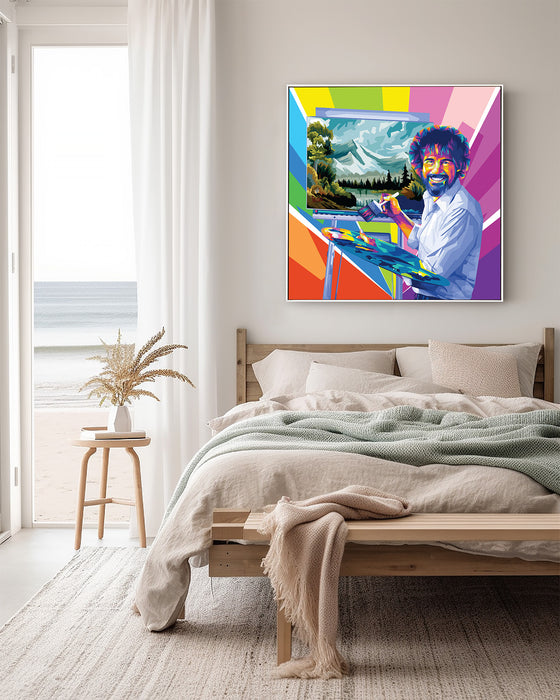 Bob Ross - American Painter - Canvas Art Print