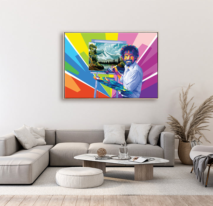 Bob Ross - American Painter - Canvas Art Print