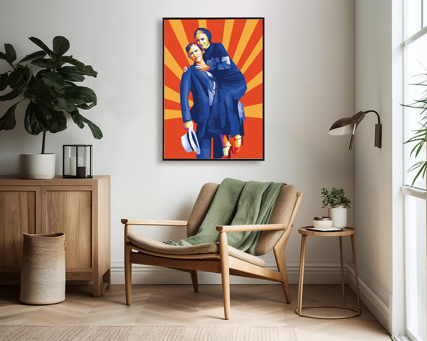 Bonnie & Clyde Parker - Bank Robberies - Canvas Art Print