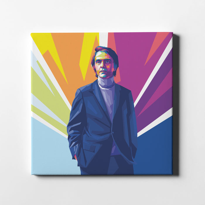 Carl Sagan - American Astronomer - Canvas Art Print