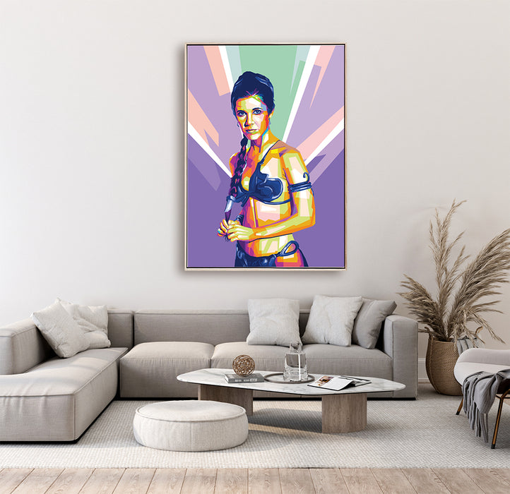 Carrie Fisher - Princess Leia - Canvas Print