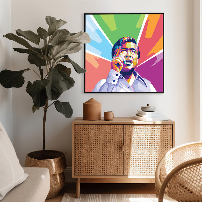 Cesar Chavez - Speech - Canvas Print