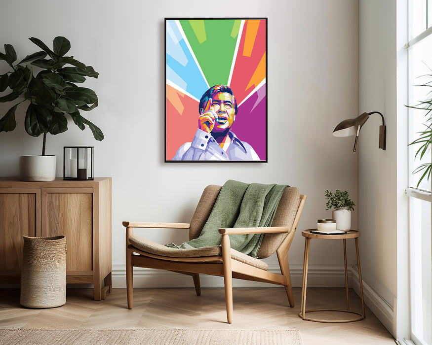 Cesar Chavez - Speech - Canvas Print