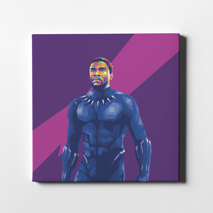 Chad Boseman - Black Panther - Pop Art Canvas Poster