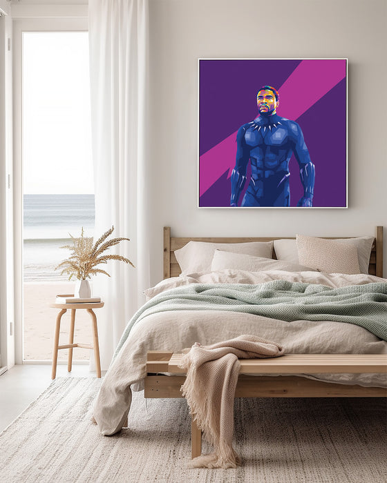 Chad Boseman - Black Panther - Pop Art Canvas Poster