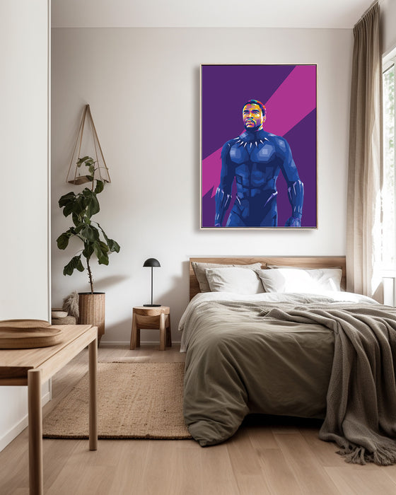 Chad Boseman - Black Panther - Pop Art Canvas Poster