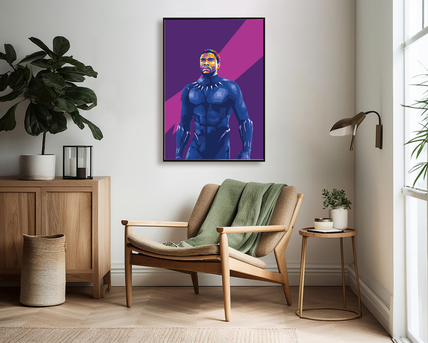 Chad Boseman - Black Panther - Pop Art Canvas Poster