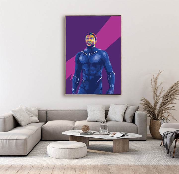 Chad Boseman - Black Panther - Pop Art Canvas Poster