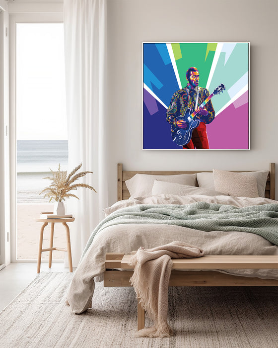 Chuck Berry - Johnny B Goode - Canvas Print