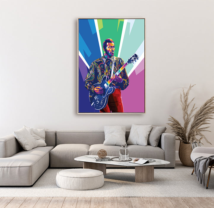 Chuck Berry - Johnny B Goode - Canvas Print