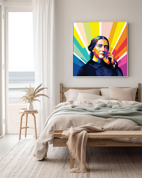 Clara Schumann - German Pianist - Pop Art Canvas Print