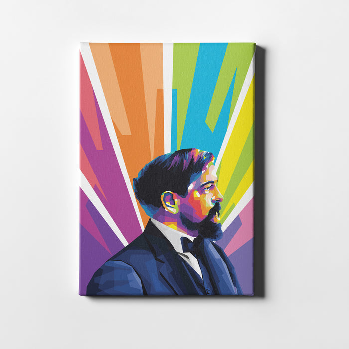 Claude Debussy Portrait - French Composer - Canvas Art Print