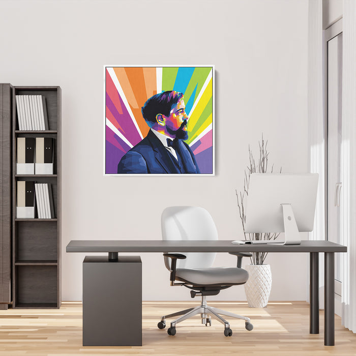 Claude Debussy Portrait - French Composer - Canvas Art Print