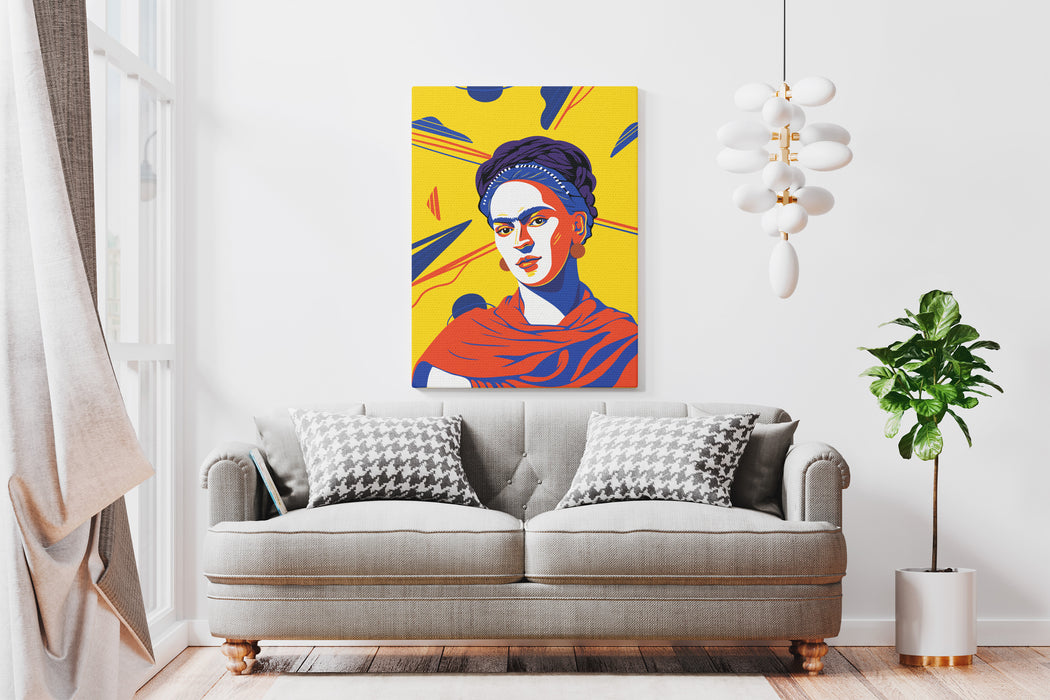 Frida Kahlo - Colorful Portrait