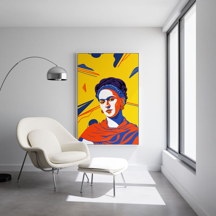 Frida Kahlo - Colorful Portrait