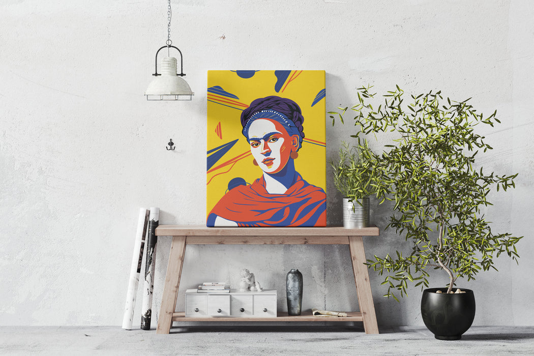 Frida Kahlo - Colorful Portrait