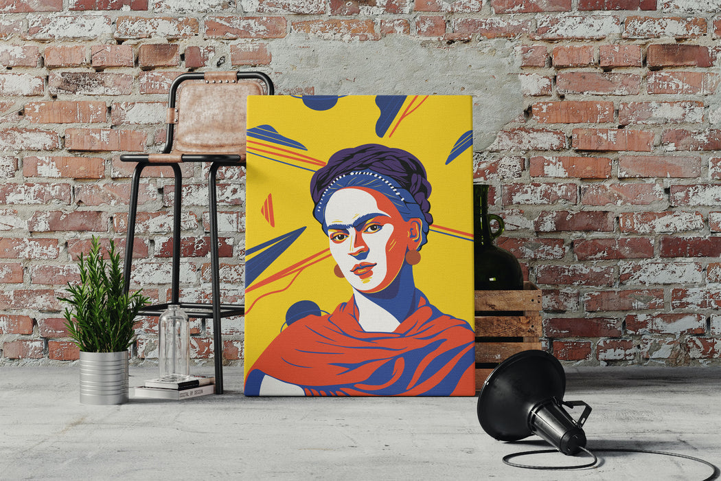 Frida Kahlo - Colorful Portrait