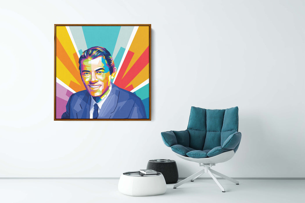 Gregory Peck - Portrait - Canvas Art Print