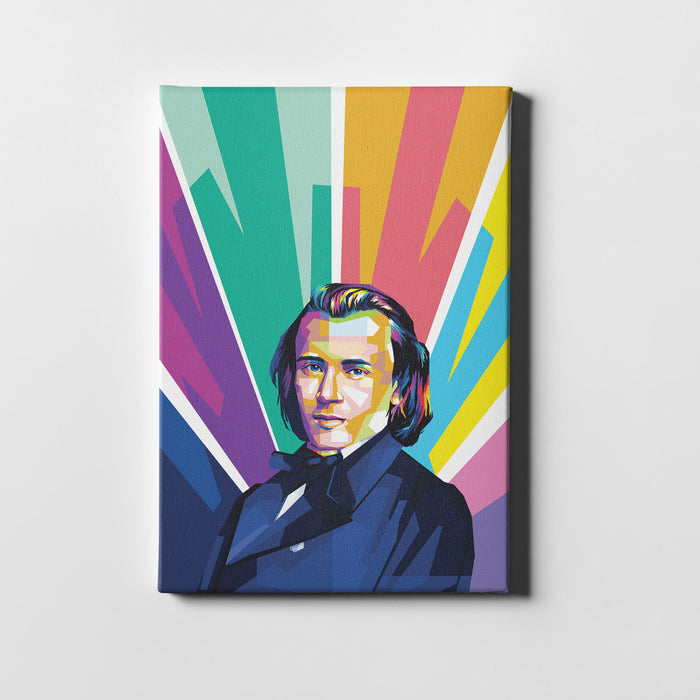 Johannes Brahms - German Composer - Canvas Art Print