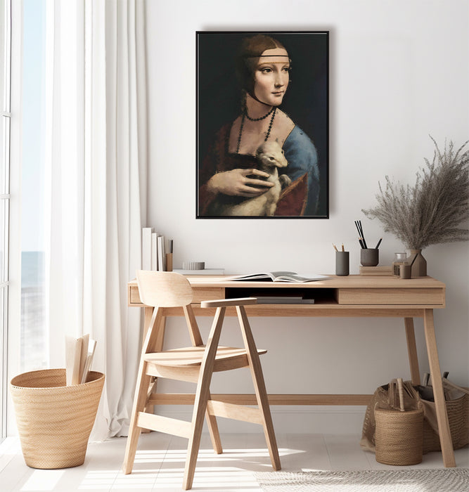 Leonardo da Vinci - Lady with an Ermine - Canvas Art Print