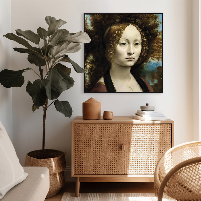 Leonardo da Vinci - Ginevra de’ Benci - Canvas Art Print