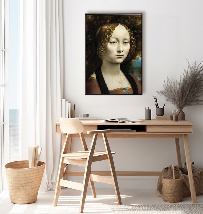 Leonardo da Vinci - Ginevra de’ Benci - Canvas Art Print