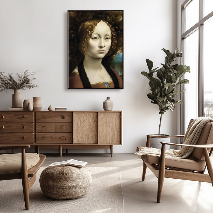 Leonardo da Vinci - Ginevra de’ Benci - Canvas Art Print