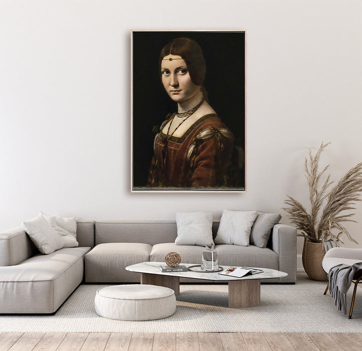 Leonardo da Vinci - La Belle Ferronnière - Canvas Art Print