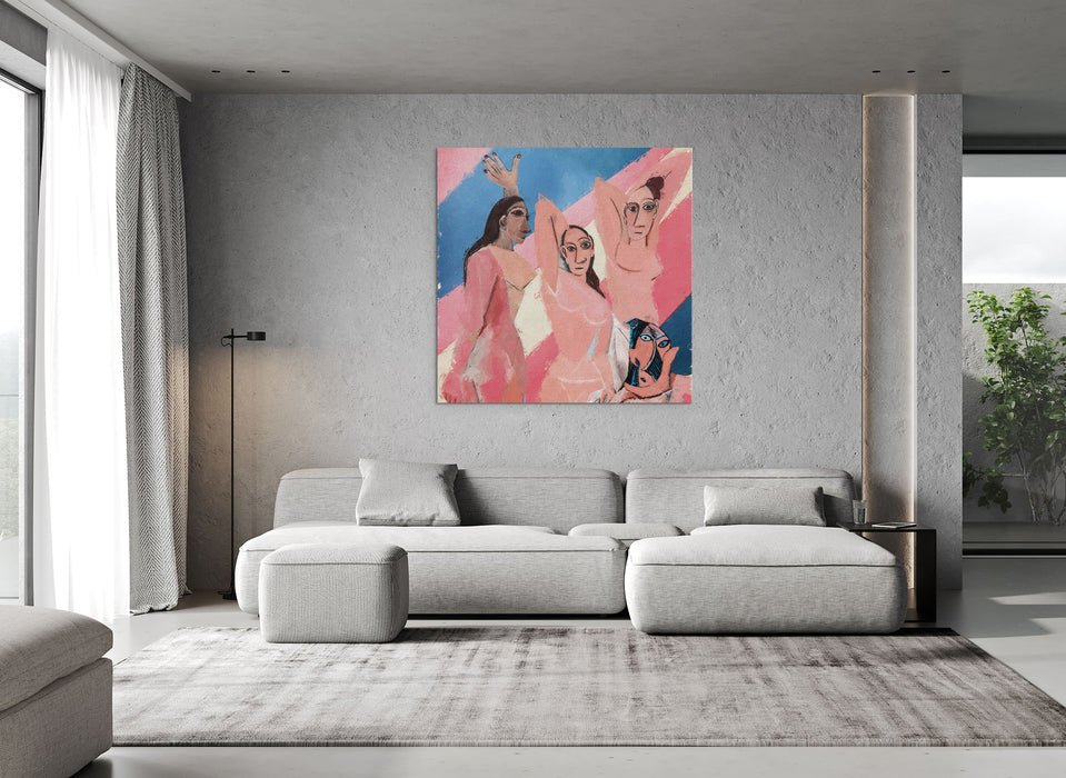 Pablo Picasso - Les Demoiselles d'Avignon - Canvas Art Print