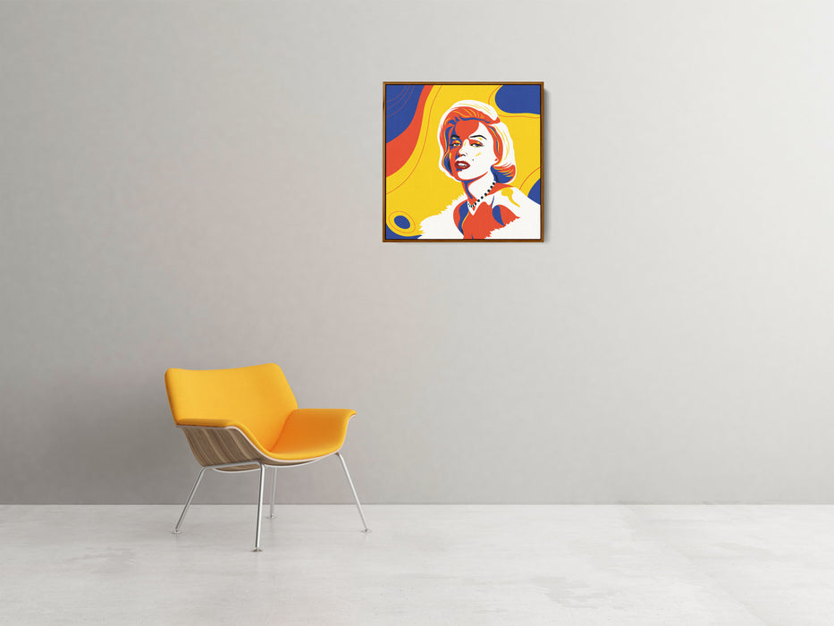 Marilyn Monroe - Colorful Portrait - Canvas Art Print