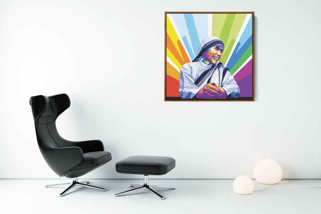 Mother Teresa - Catholic Nun - Canvas Print