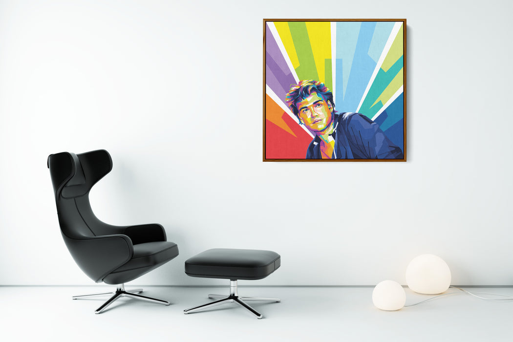 Patrick Swayze - Portrait - Canvas Art Print