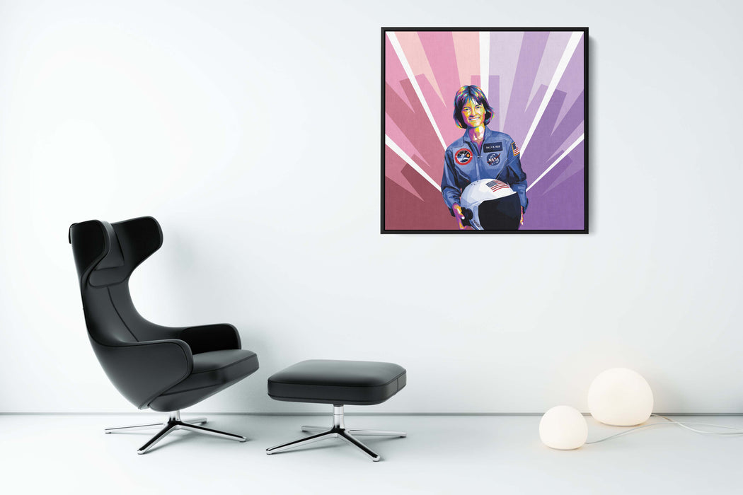 Sally Ride - American Astronaut - Canvas Print