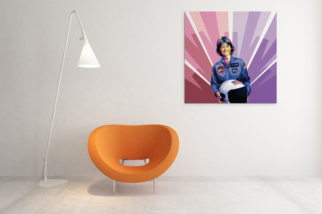 Sally Ride - American Astronaut - Canvas Print