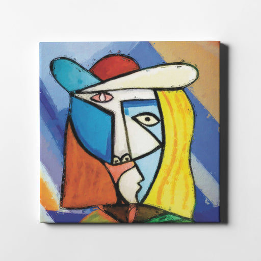 Modern art poster of Pablo Picasso's The Woman 