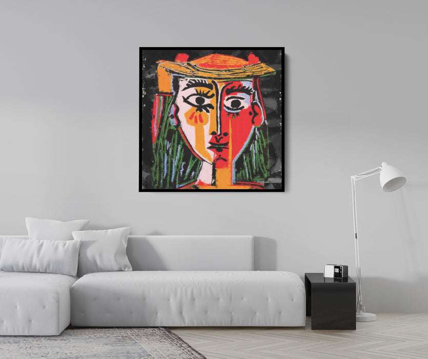 Pablo Picasso - Woman In Hat - Canvas Art