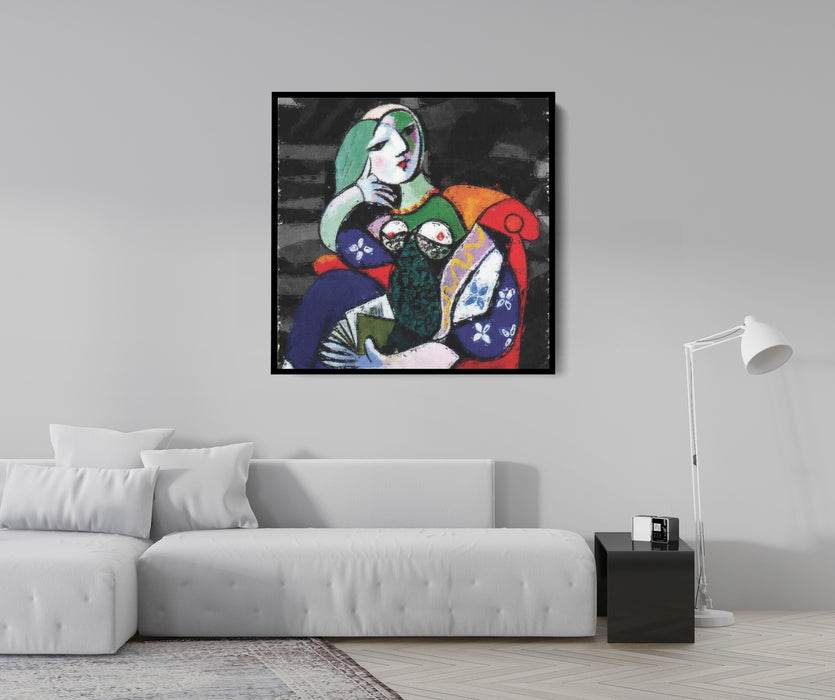 Pablo Picasso - Woman With A Book - Canvas Art Print